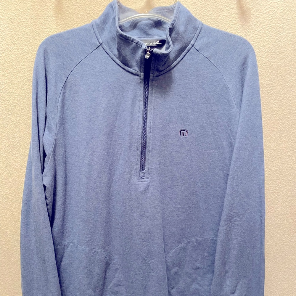 Travis Mathew quarter zip pullover size Large